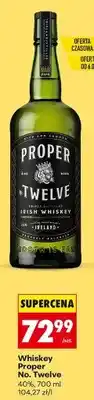 Biedronka Whiskey Proper No. Twelve 40% oferta
