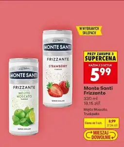 Biedronka Wino Monte Santi Frizzante Mojito Moscato oferta