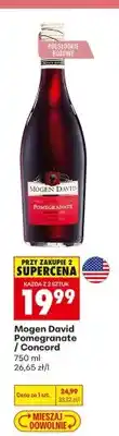 Biedronka Wino Mogen David Pomegranate oferta