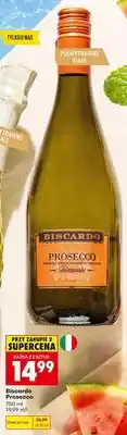 Biedronka Wino Biscardo Prosecco Frizzante półwytrawne białe włoskie oferta