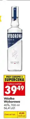 Biedronka Wódka Wyborowa 40% oferta