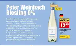 Biedronka Wino bezalkoholowe Peter Weinbach Riesling 0% oferta