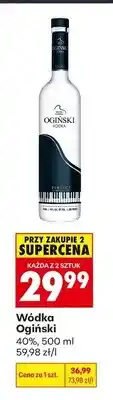 Biedronka Wódka Ogiński 40% oferta