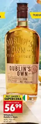 Biedronka Whiskey Dublin's Own 40% oferta