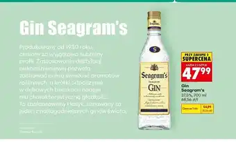 Biedronka Gin Seagram's 37,5% oferta