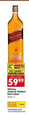 Biedronka Whisky Johnnie Walker Red Label 40% oferta