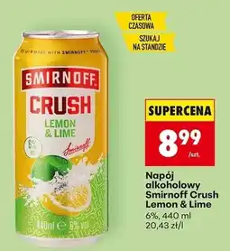 Biedronka Napój alkoholowy Smirnoff Crush Lemon & Lime 6% oferta