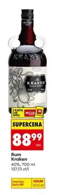 Biedronka Rum Kraken 40% oferta