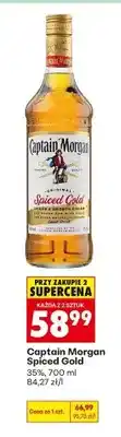 Biedronka Rum Captain Morgan Spiced Gold 35% oferta