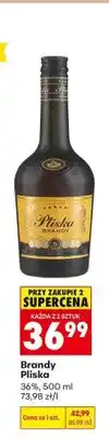 Biedronka Brandy Pliska 36% oferta