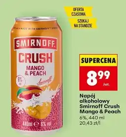 Biedronka Napój alkoholowy Smirnoff Crush Mango & Peach 6% oferta