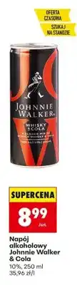 Biedronka Napój alkoholowy Johnnie Walker & Cola 10% oferta