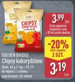 ALDI Golden bridge Chipsy kukurydziane oferta