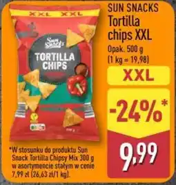 ALDI Sun snacks Tortilla chips XXL oferta