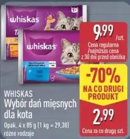 ALDI Whiskas Wybór dań mięsnych dla kota oferta