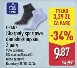 ALDI Crane Skarpety sportowe damskie/męskie oferta
