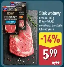 ALDI Lidl Stek wołowy oferta