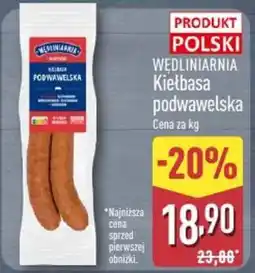 ALDI Wędliniarnia Kiełbasa podwawelska oferta