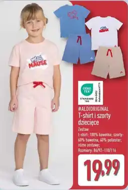 ALDI Aldioriginal T-shirt i szorty dziecięce oferta
