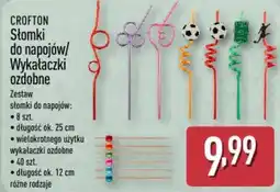 ALDI Crofton Słomki do napojów/Wykałaczki ozdobne oferta