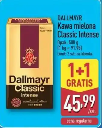 ALDI Dallmayr Kawa mielona Classic Intense oferta