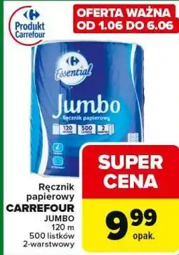Carrefour Express Ręcznik papierowy CARREFOUR JUMBO oferta