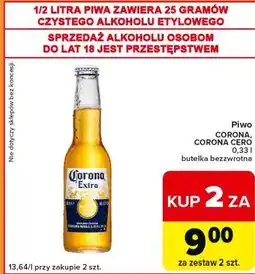 Carrefour Express Piwo CORONA, CORONA CERO oferta