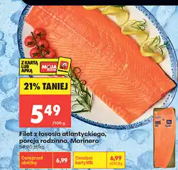 Biedronka Filet z łososia atlantyckiego, porcja rodzinna, Marinero oferta