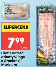 Biedronka Filet z dorsza atlantyckiego z Grenlandii Marinero oferta