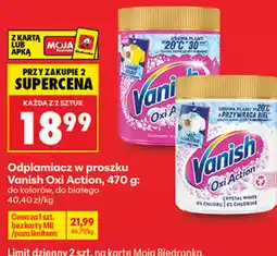 Biedronka Odplamiacz w proszku Vanish Oxi Action oferta