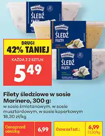 Biedronka Filety śledziowe w sosie Marinero oferta