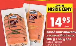 Biedronka Łosoś marynowany z sosem Marinero oferta