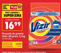 Biedronka Proszek do prania Vizir, 20 prań oferta