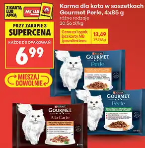 Biedronka Karma dla kota w saszetkach Gourmet Perle oferta