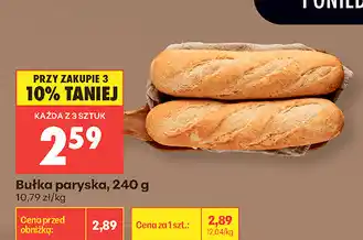 Biedronka Bułka paryska oferta