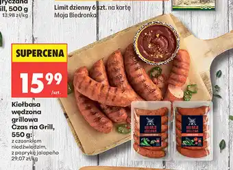 Biedronka Kiełbasa wędzona grillowa Czas na Grill oferta