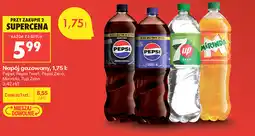 Biedronka Napój gazowany, 1,75 l: Pepsi, Pepsi Twist, Pepsi Zero, Mirinda, 7up Zero oferta