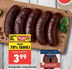 Biedronka Kaszanka wieprzowa Kraina Wędlin oferta