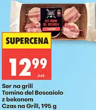 Biedronka Ser na grill Tomino del Boscaio z bekonem Czas na Grill oferta