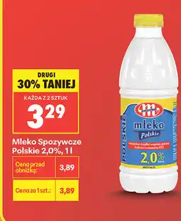 Biedronka Mleko Spożywcze Polskie 2,0% oferta