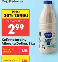 Biedronka Kefir naturalny Mleczna Dolina oferta