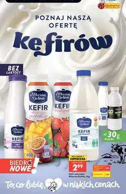 Biedronka Kefir, różne rodzaje oferta