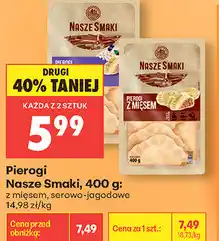 Biedronka Pierogi Nasze Smaki oferta
