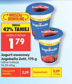 Biedronka Jogurt owocowy Jogobella Zott oferta