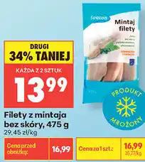 Biedronka Filety z mintaja bez skóry oferta