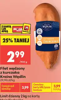 Biedronka Filet wędzony z kurczaka Kraina Wędlin oferta
