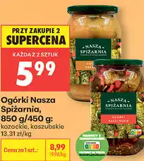 Biedronka Ogórki Nasza Spiżarnia oferta