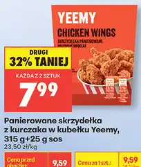 Biedronka Panierowane skrzydełka z kurczaka w kubełku Yeemy oferta