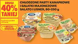 Biedronka Chłodzone pasty kanapkowe i sałatki majonezowe Salato i Lisner oferta