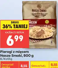 Biedronka Pierogi z mięsem Nasze Smaki oferta